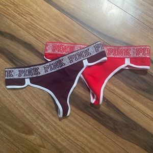 Victoria’s Secret PINK sparkly thongs never worn
